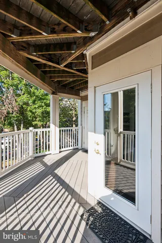 a view of a roof deck