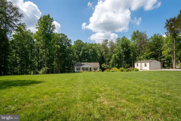 a house with a garden