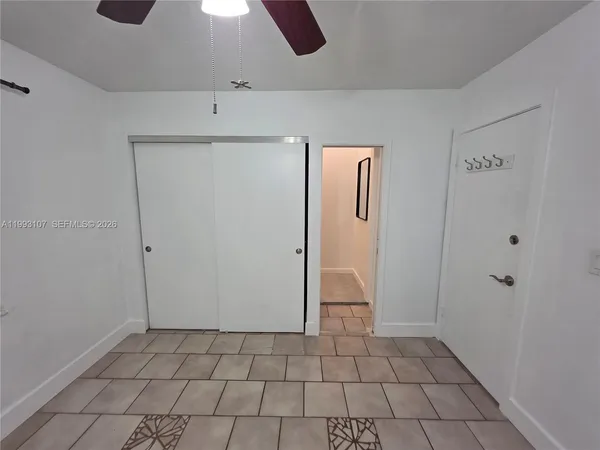 a view of an empty room