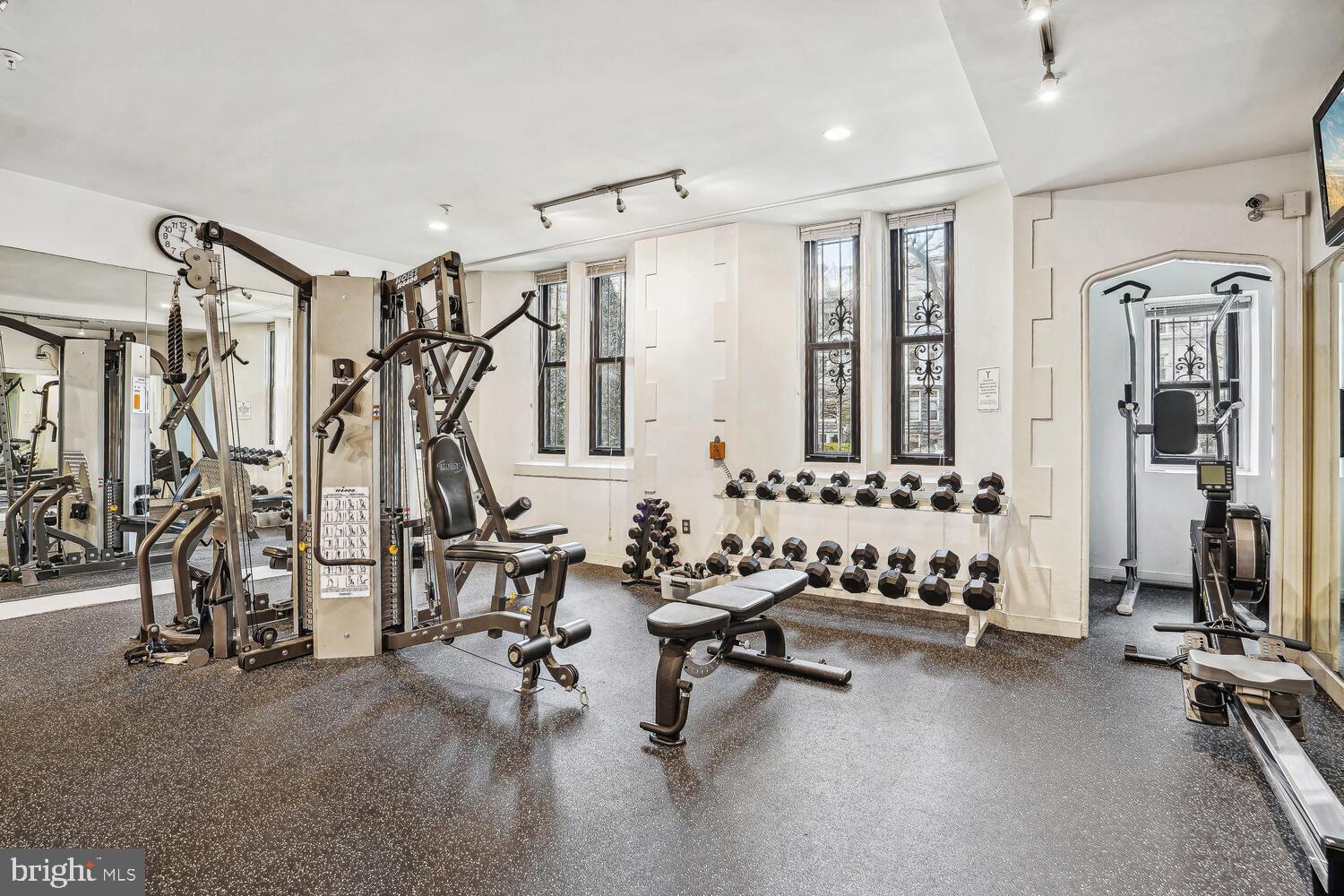 1701 16th Street Northwest, Unit 440 Washington, DC 20009 - Photo 22 of 31 a view of a room with gym equipment