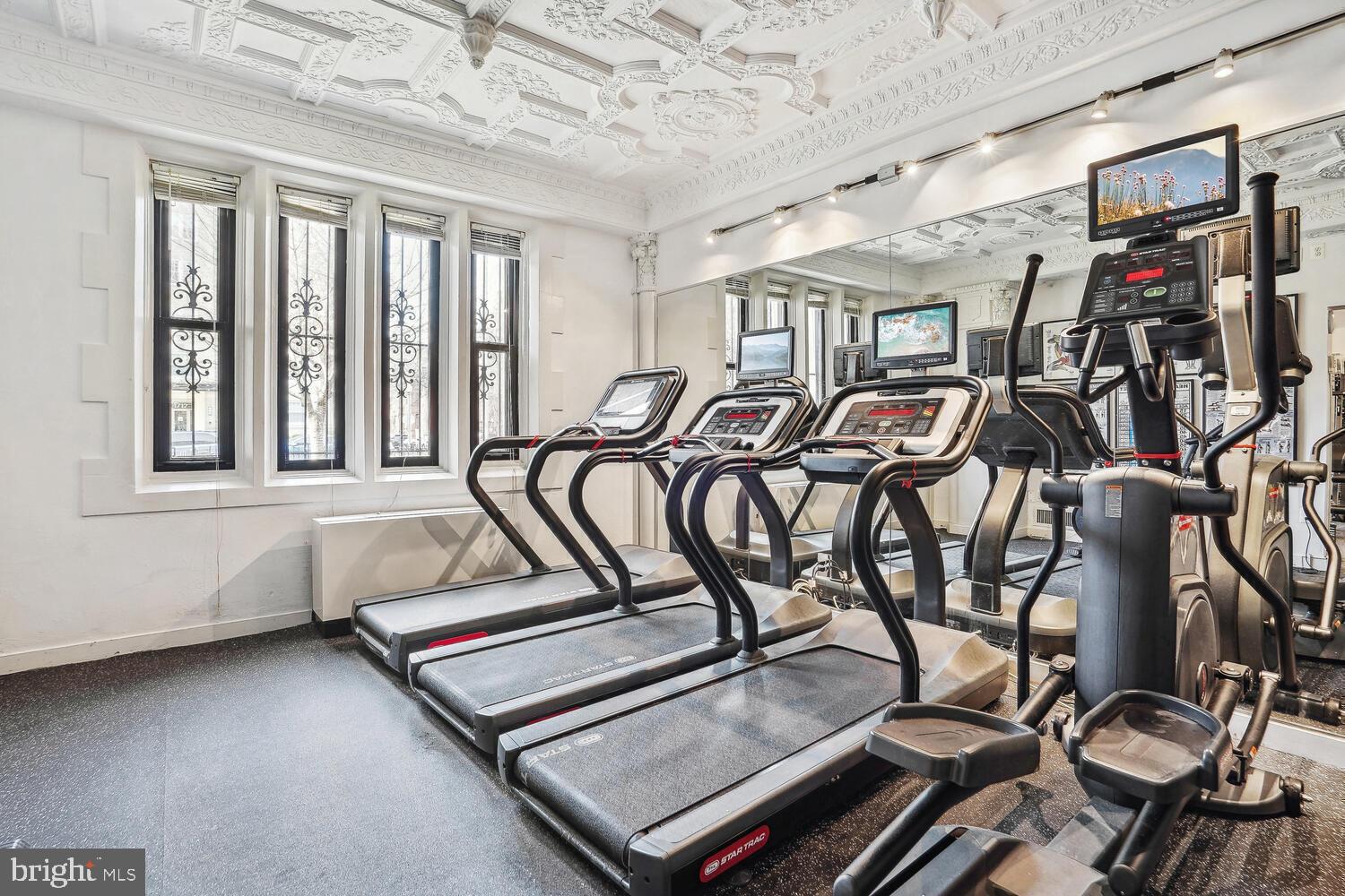 1701 16th Street Northwest, Unit 440 Washington, DC 20009 - Photo 23 of 31 a view of a room with gym equipment