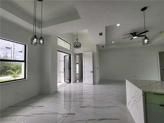 a view of a backyard of the house