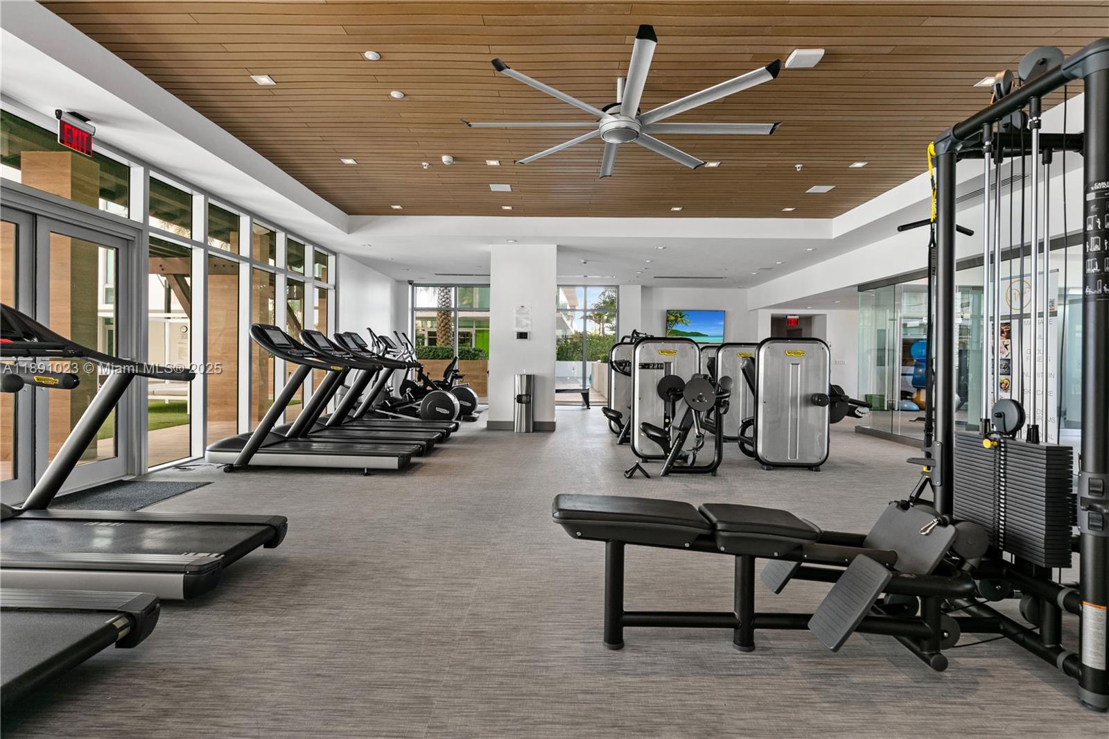 300 Sunny Isles Boulevard, Unit 41607 Sunny Isles Beach, FL 33160 - Photo 47 of 73 a view of a room with gym equipment