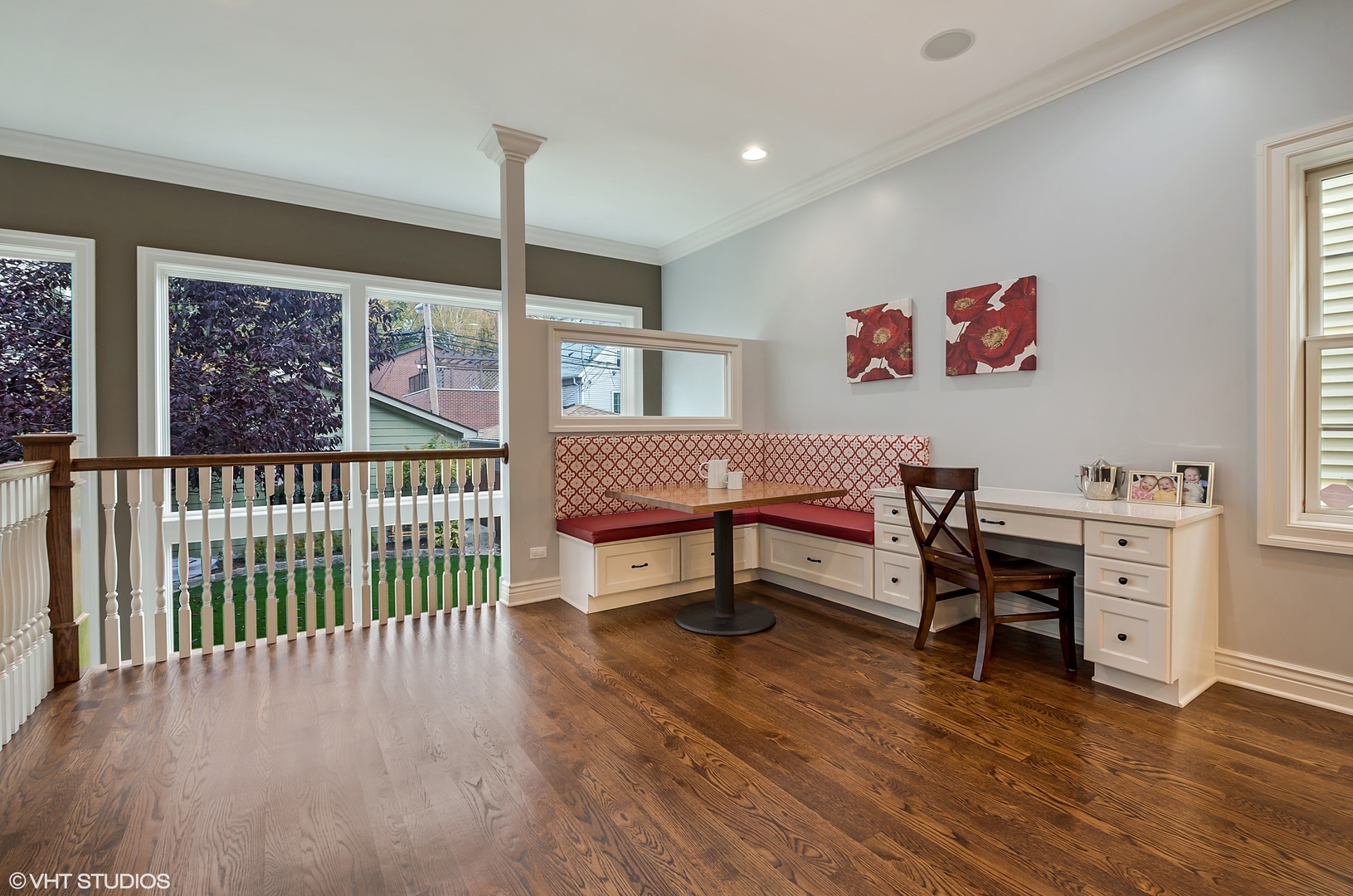 1834 West School Street Chicago, IL 60657 - Photo 8 of 21 a reading room with furniture and wooden floor