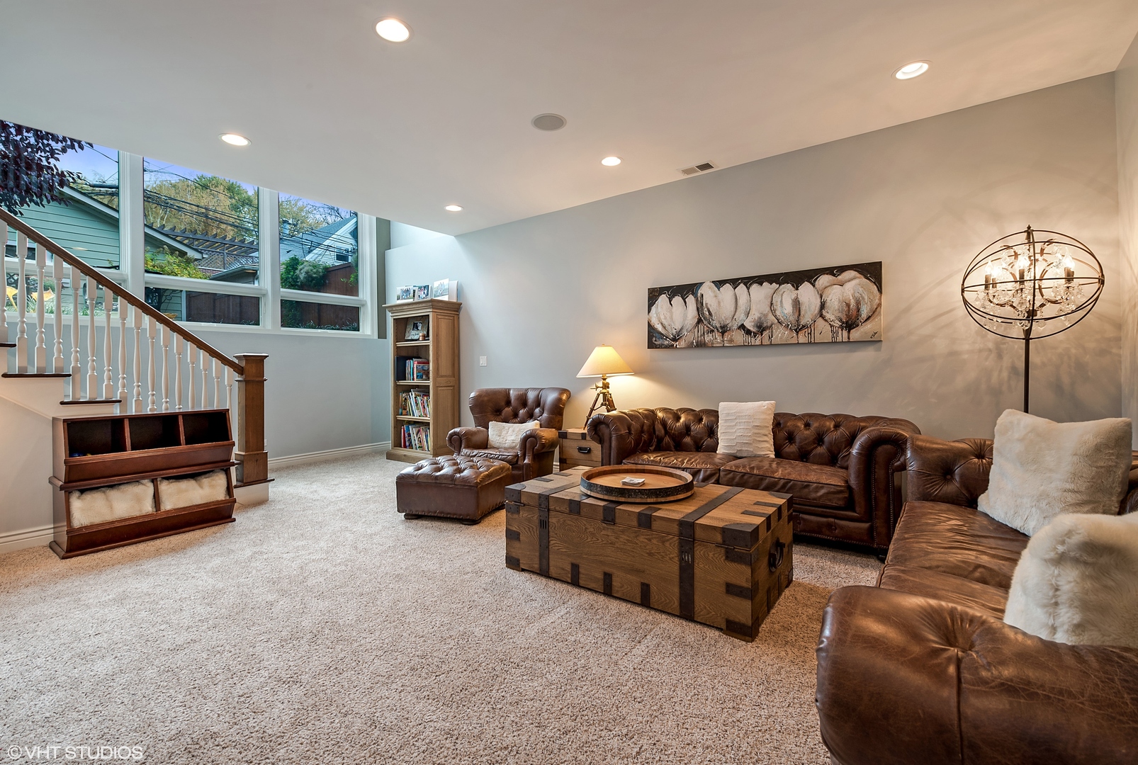 1834 West School Street Chicago, IL 60657 - Photo 9 of 21 a living room with furniture a rug and a window