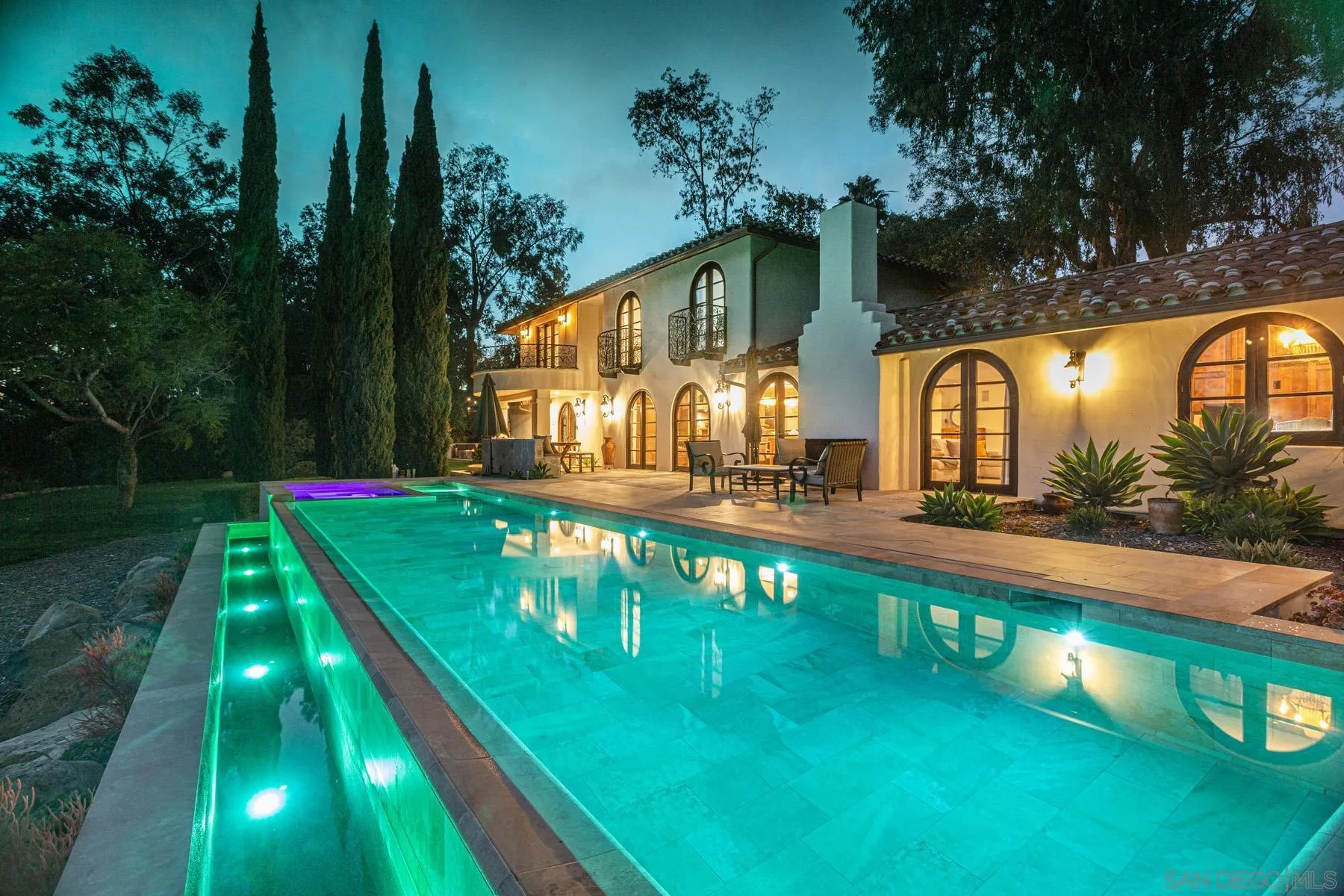 6511 Poco Lago Rancho Santa Fe, CA 92067 - Photo 18 of 24 a view of swimming pool with a garden