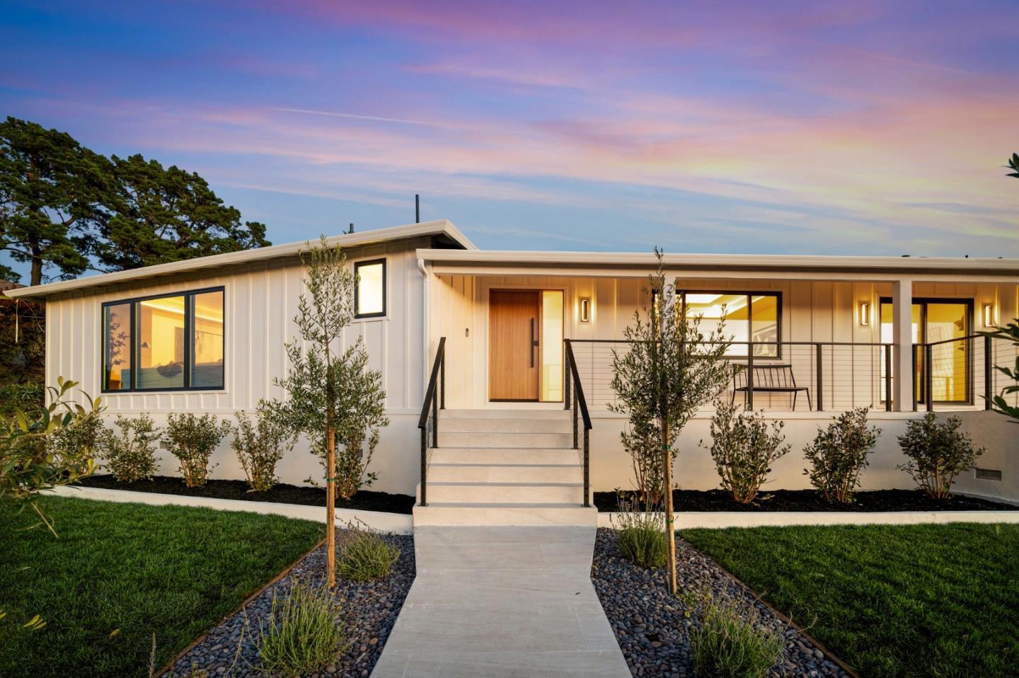 2741 Belmont Canyon Road Belmont, CA 94002 - Photo 1 of 1 a front view of a house with a yard