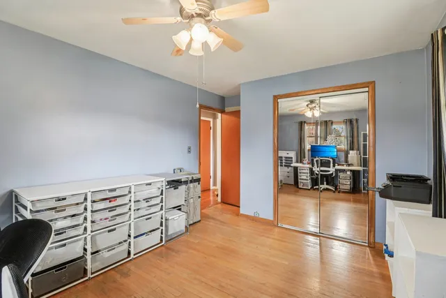 a view of a livingroom with furniture and a flat screen tv