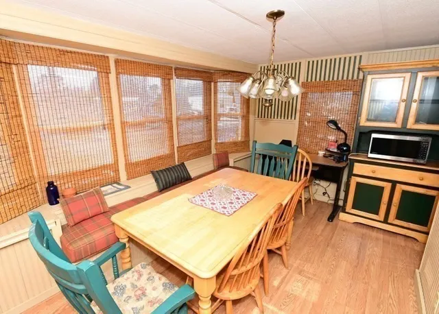 a very nice looking room with a large window