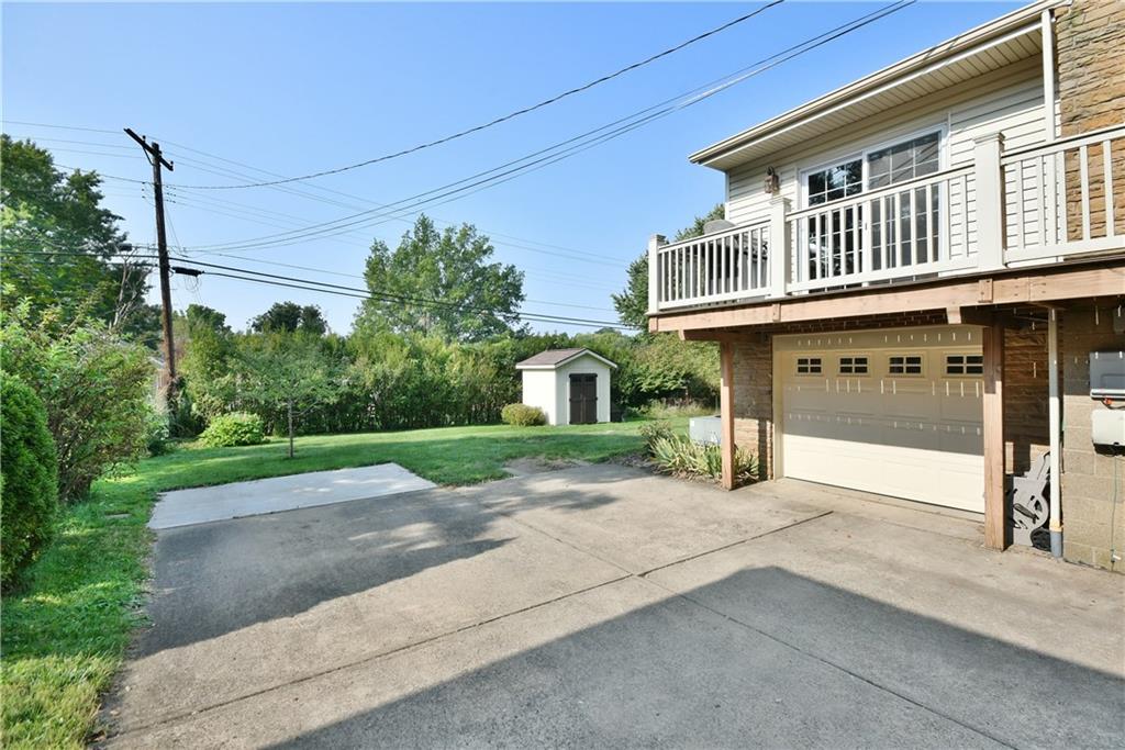1260 Prospect Road Pittsburgh, PA 15227 - Photo 23 of 25 The driveway has been extended to allow for extra parking!