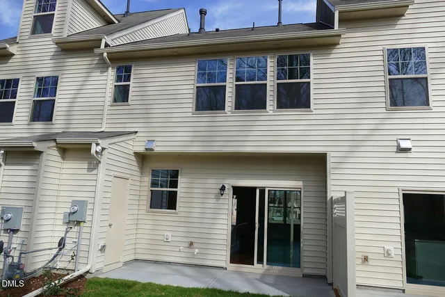 a view of a house with many windows