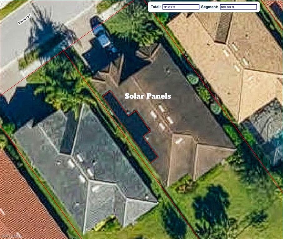 1996 Parson Street Naples, FL 34120 - Photo 4 of 50 Aerial view of property's location featuring property boundaries highlighted
