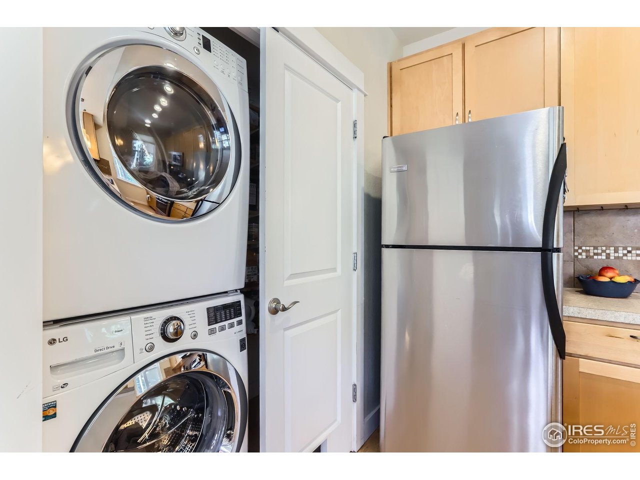 193 2nd Avenue, Unit A Lyons, CO 80540 - Photo 16 of 40 a view of entryway with washer and dryer