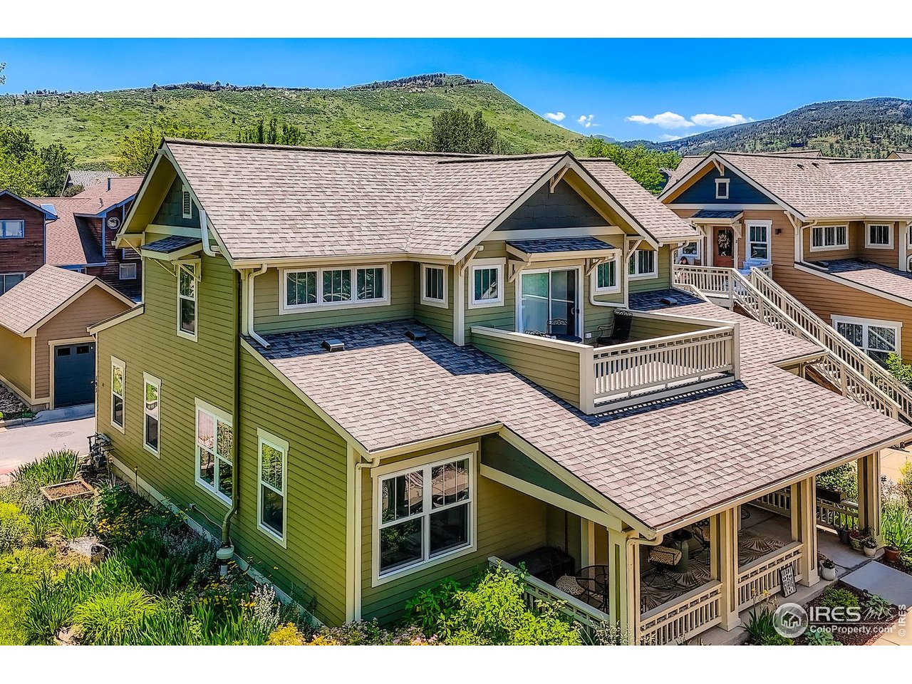 193 2nd Avenue, Unit A Lyons, CO 80540 - Photo 4 of 40 a aerial view of a house with a yard