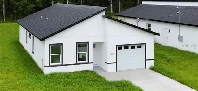 a aerial view of a house