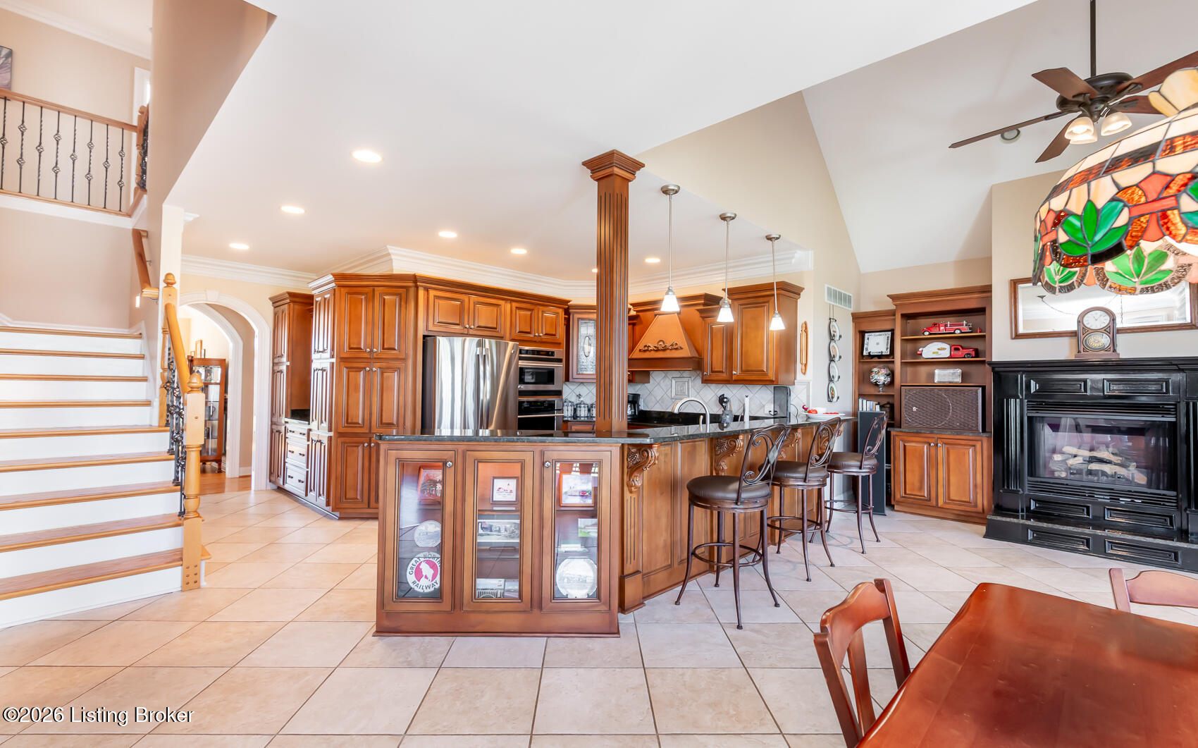 361 Webb Road Simpsonville, KY 40067 - Photo 9 of 110 Kitchen and hearth room