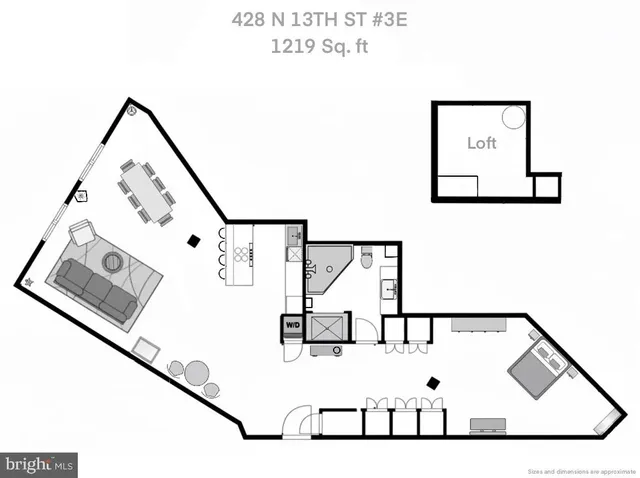 $354,999 | 428 North 13th Street, Unit 3E, Philadelphia, PA 19123