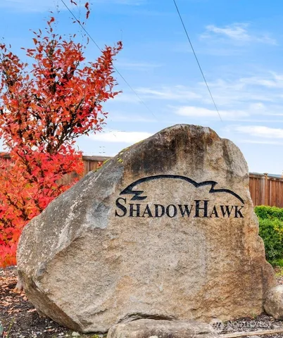 a view of a sign board