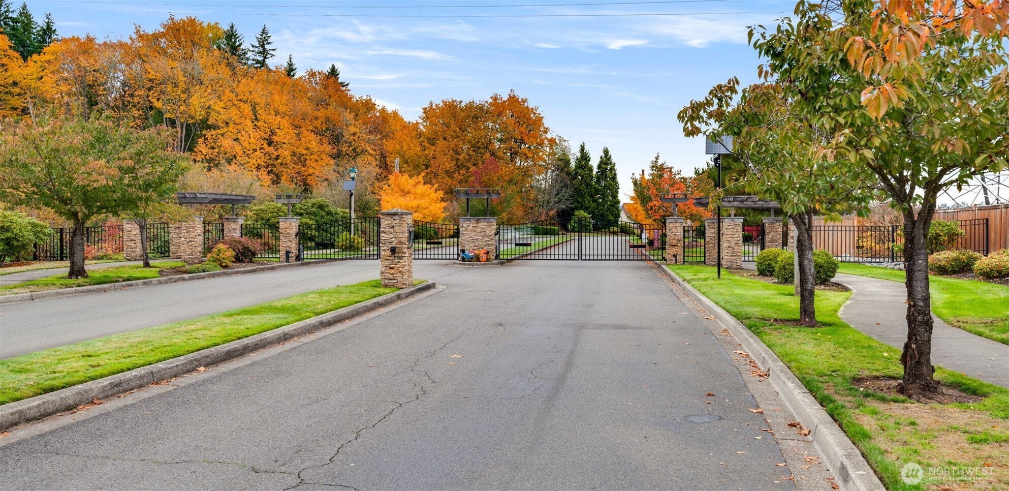 805 Harrington Place Southeast, Unit 3143 Renton, WA 98058 - Photo 18 of 25 a view of a street with houses on both side
