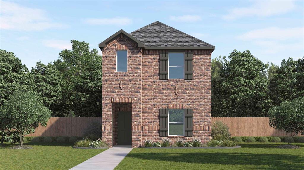 940 Happy Holly Road Lavon, TX 75166 - Photo 1 of 2 Brick facade with dark shutters and shingle roofing