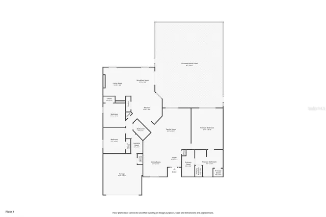 a picture of a room with a bench