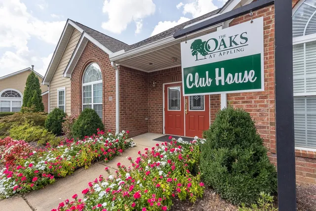 a front view of a building