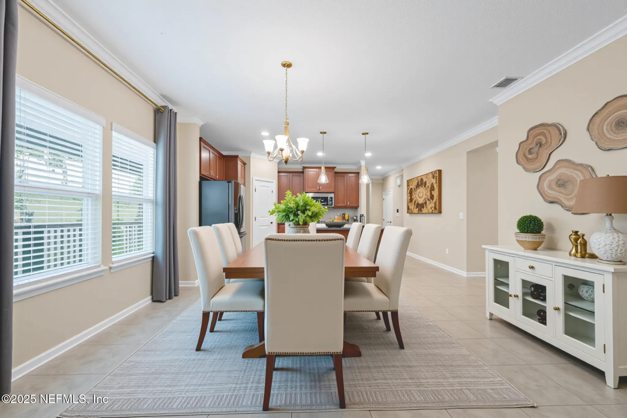 Virtually Staged Dining Area