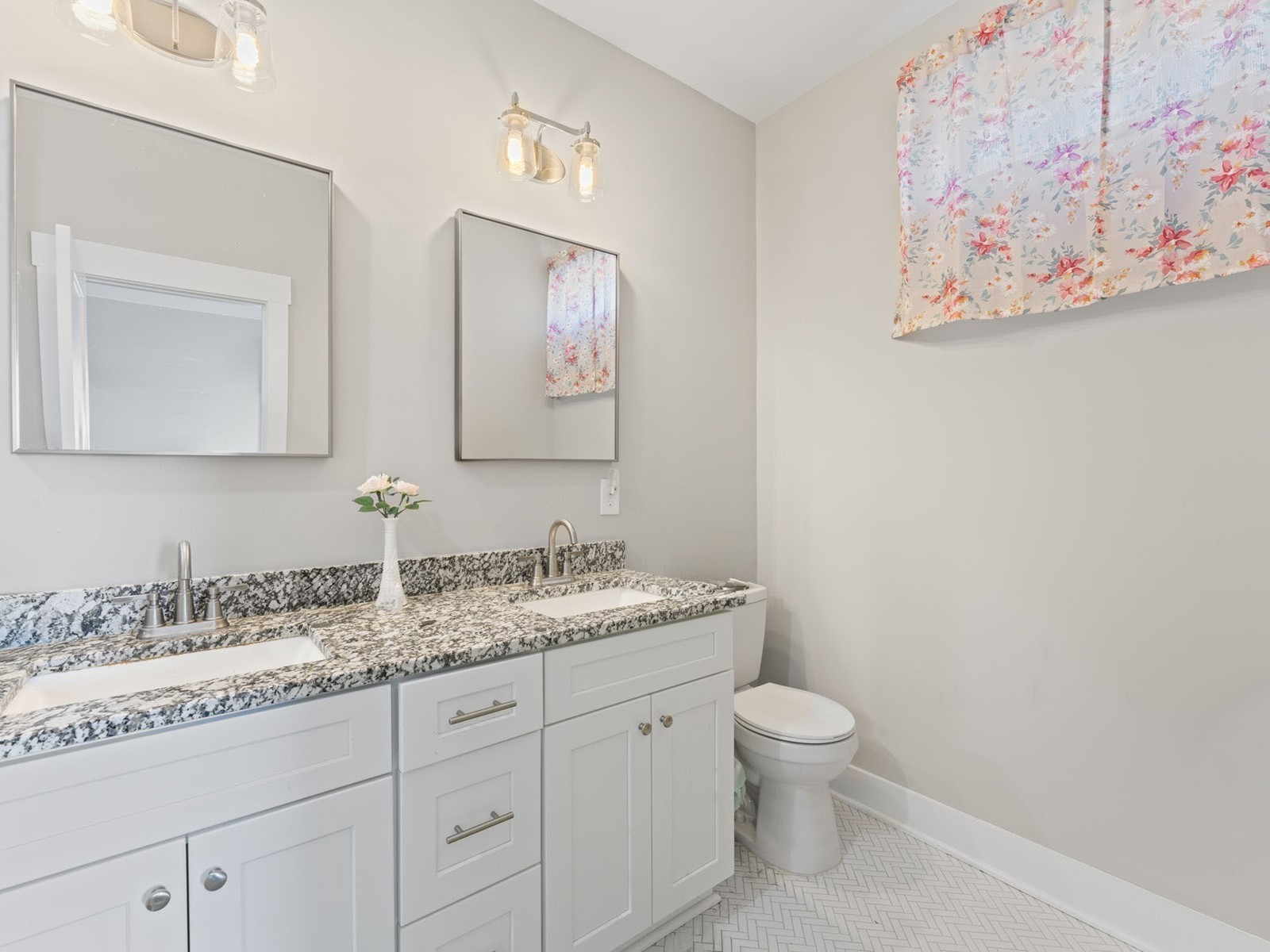 506 Bill Fuson Road McMinnville, TN 37110 - Photo 12 of 22 a bathroom with a granite countertop sink mirror and toilet