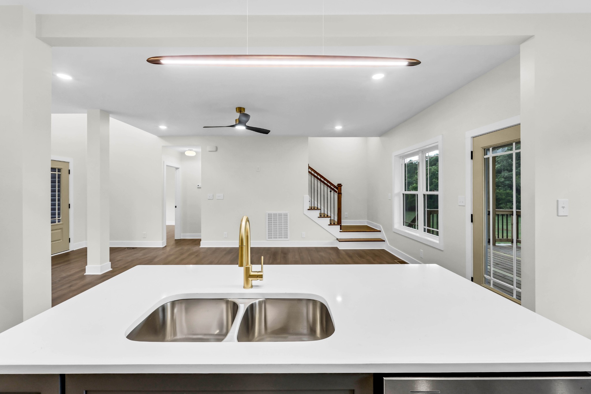 5580 Chambers Road Cumberland Furnace, TN 37051 - Photo 16 of 51 a kitchen with a sink and a refrigerator