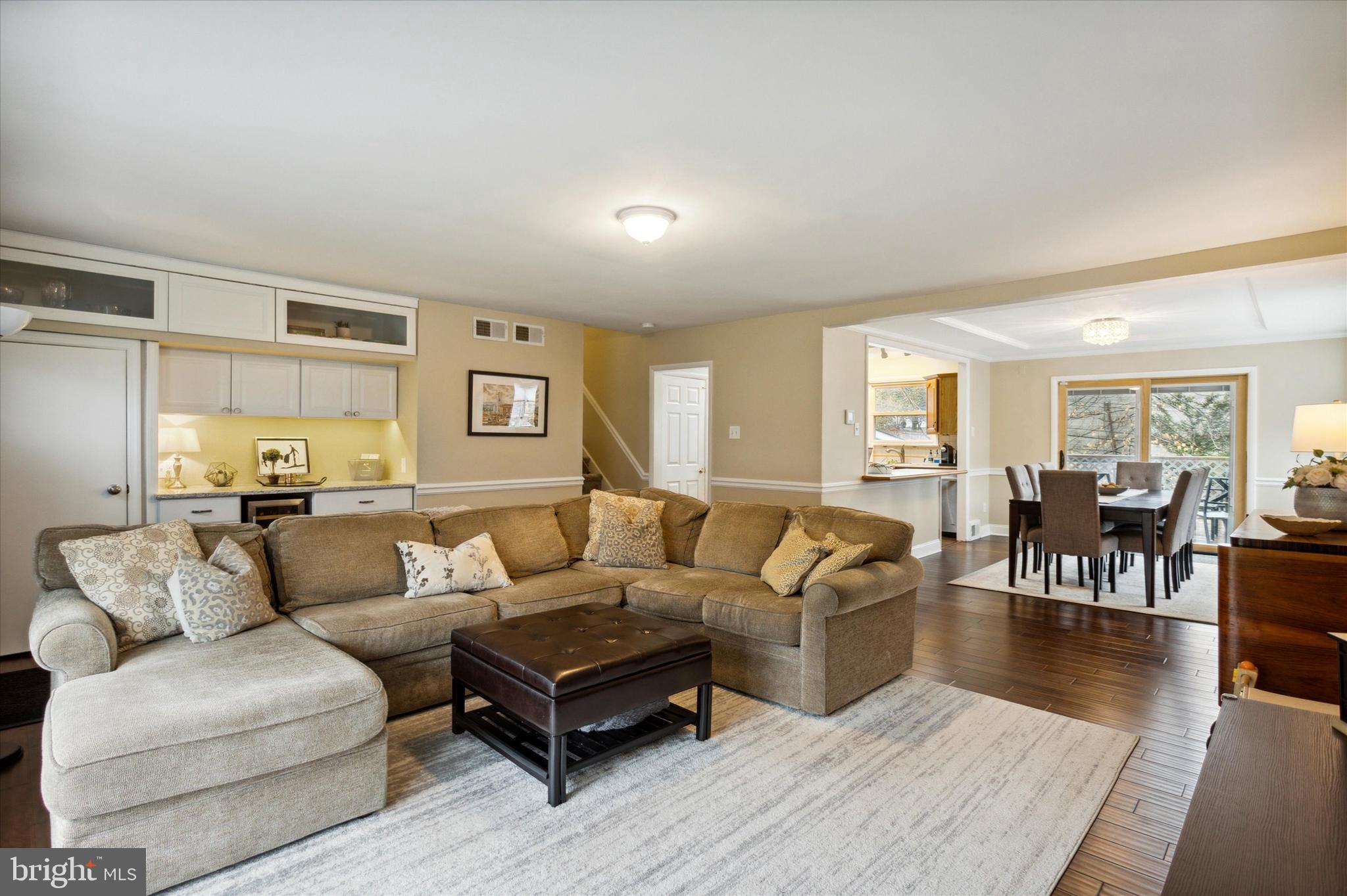 8 South Overhill Road Media, PA 19063 - Photo 6 of 39 Large living room perfect for cozy nights at home