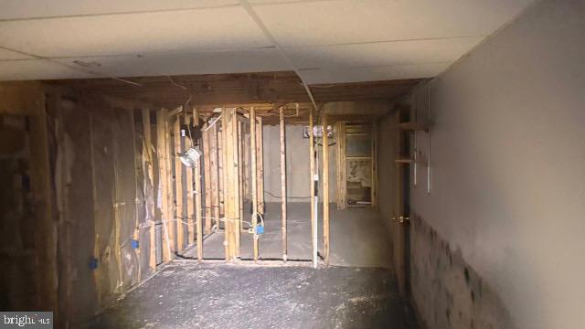 Renovation in progress: a blank canvas awaits.