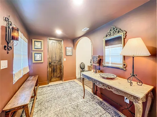 a very nice looking room with a large window