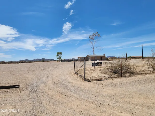 a view of a wooden door