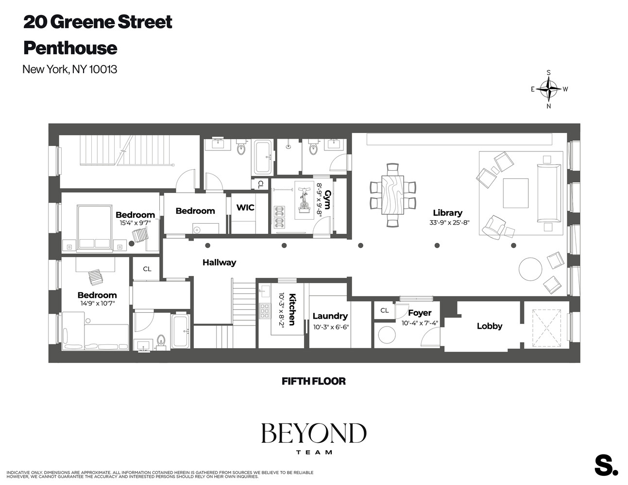 20 Greene Street, Unit PH Manhattan, NY 10013 - Photo 37 of 40