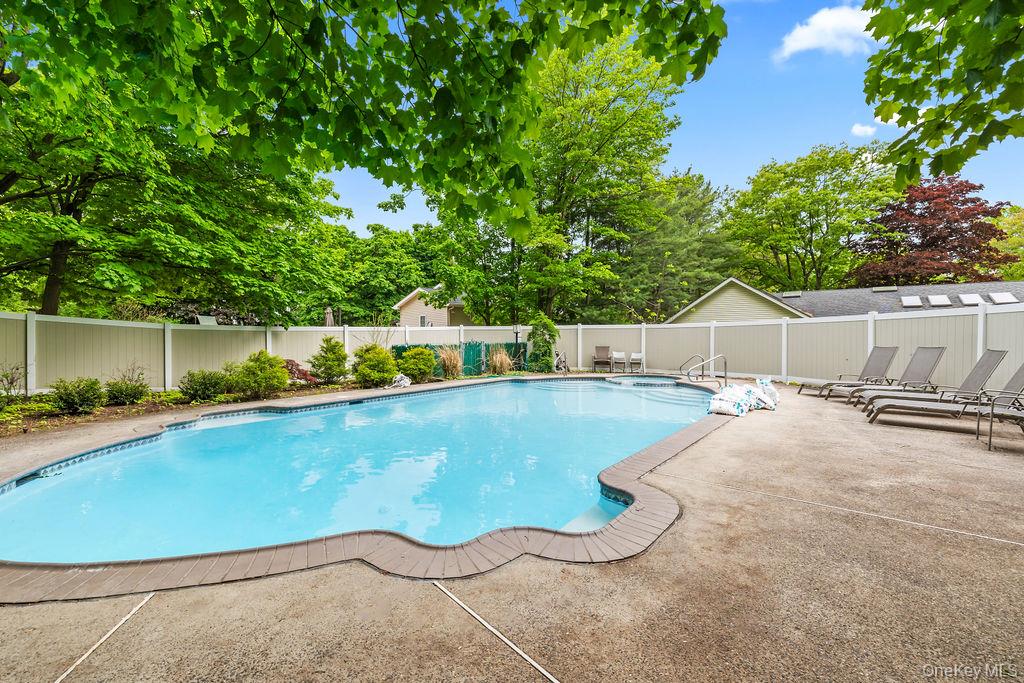 10 Elyise Road Monsey, NY 10952 - Photo 38 of 40 a view of a swimming pool with an outdoor seating and a forest