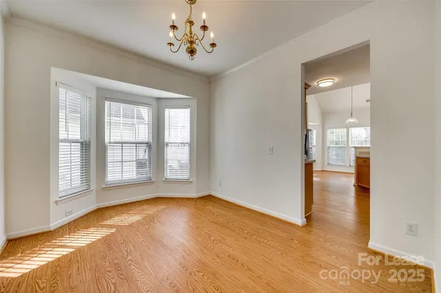 a view of livingroom with hardwood floor and window