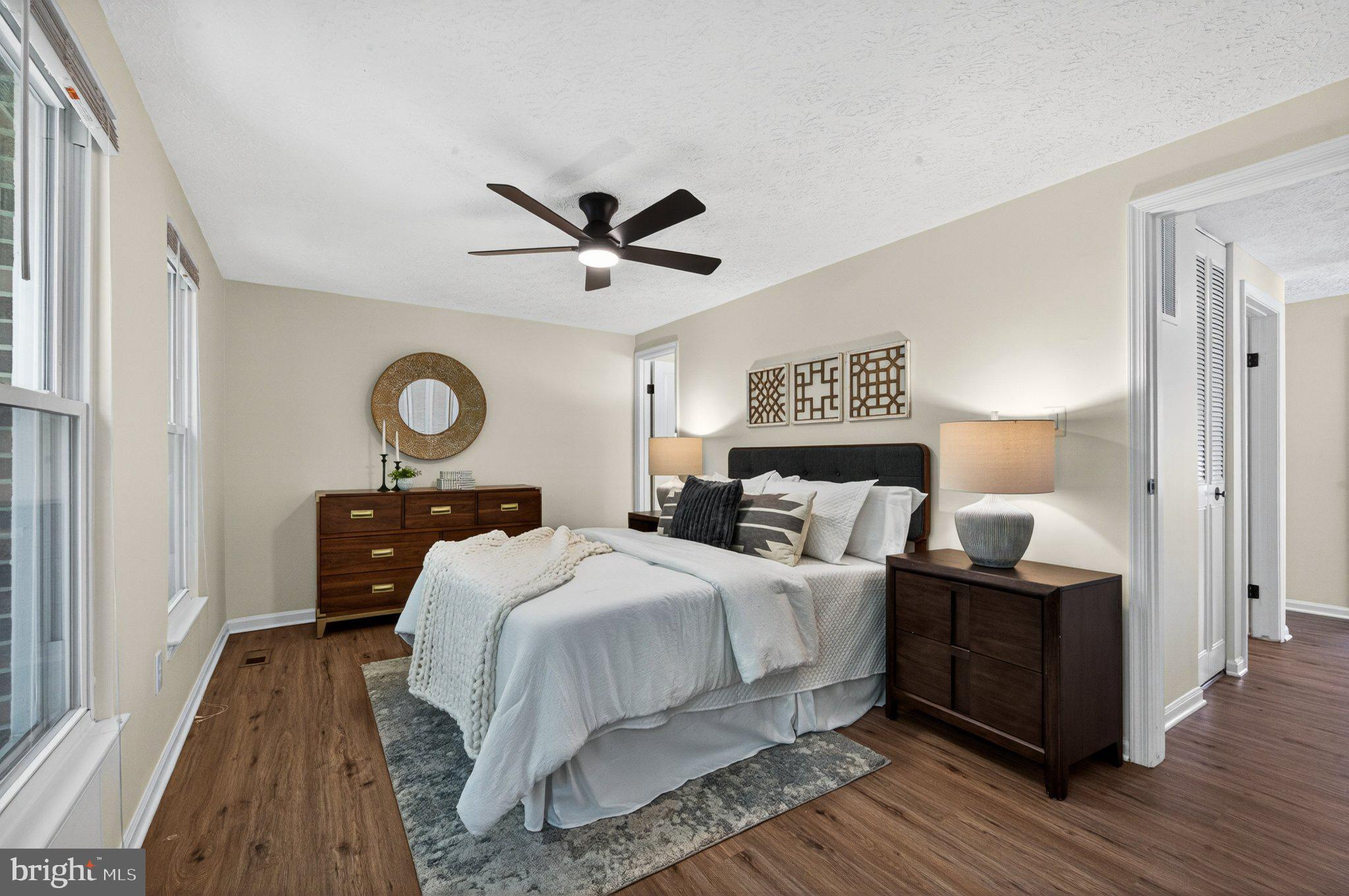 9129 Blarney Stone Drive Springfield, VA 22152 - Photo 14 of 34 Serene bedroom with modern touches.