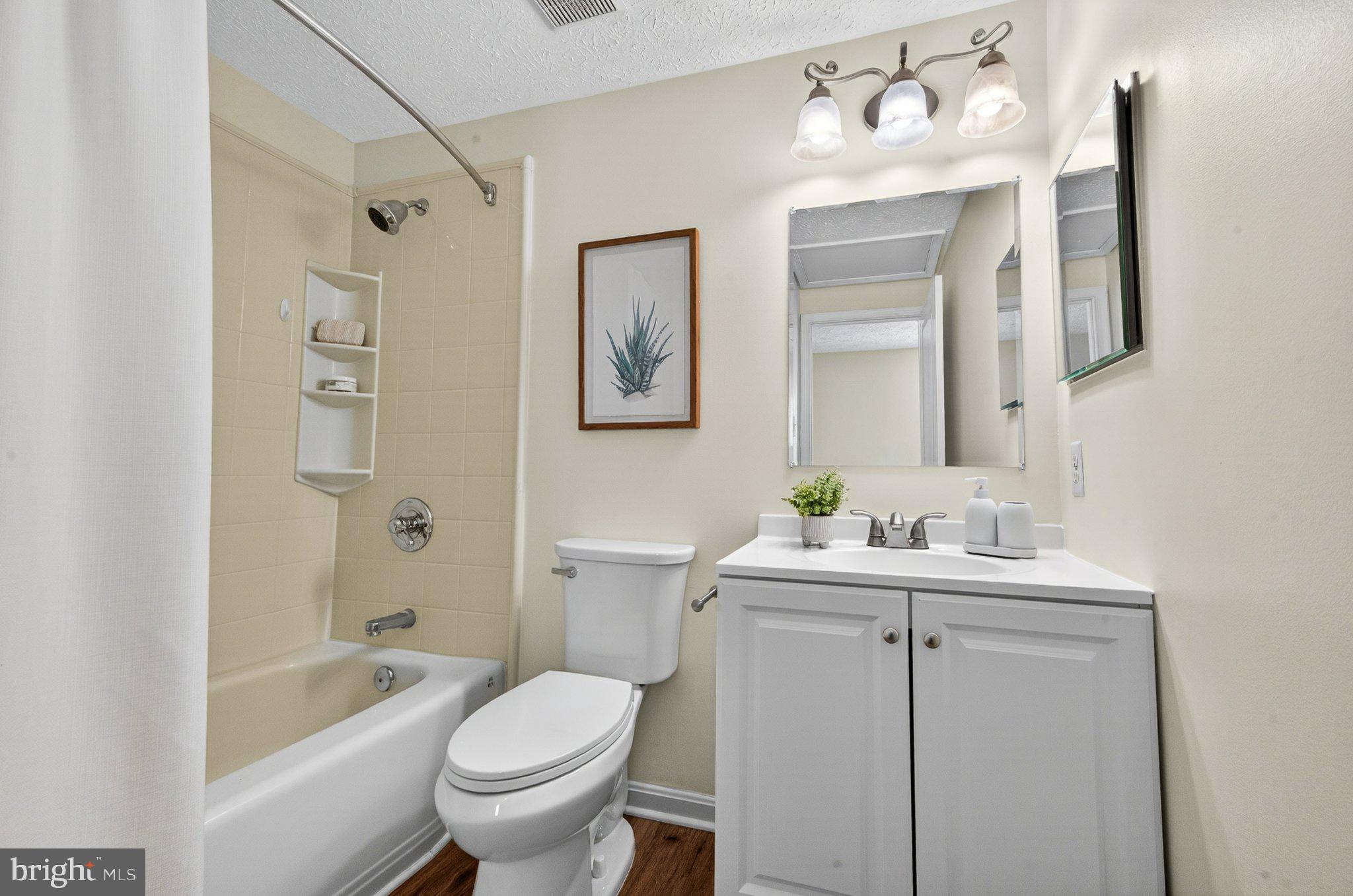 9129 Blarney Stone Drive Springfield, VA 22152 - Photo 19 of 34 Charming bathroom with modern touches.