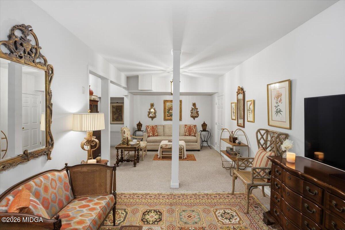 102 Merion Park Macon, GA 31210 - Photo 30 of 54 a living room with furniture and a flat screen tv