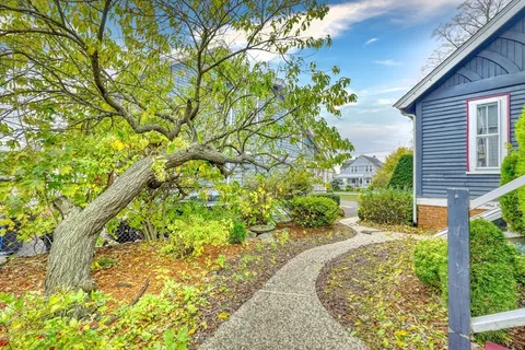 a view of lake and mountain