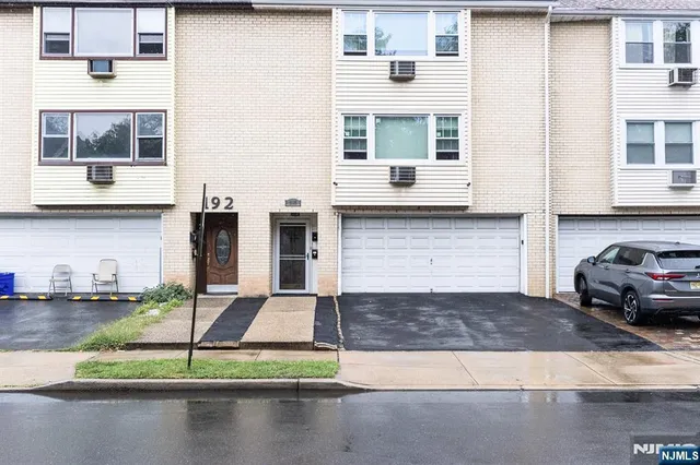 a car parked in front of a building