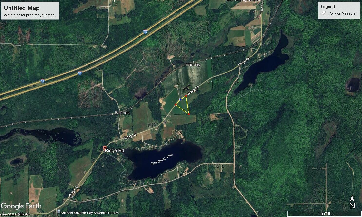 15 East Ridge Road Mars Hill, ME 04758 - Photo 2 of 6 aerial 6e ridge rd out