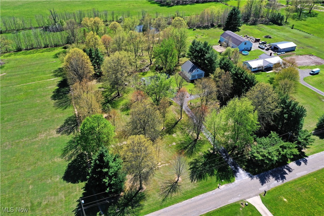 379 Housel Craft Road Bristolville, OH 44402 - Photo 50 of 50 Drone / aerial view with a rural view
