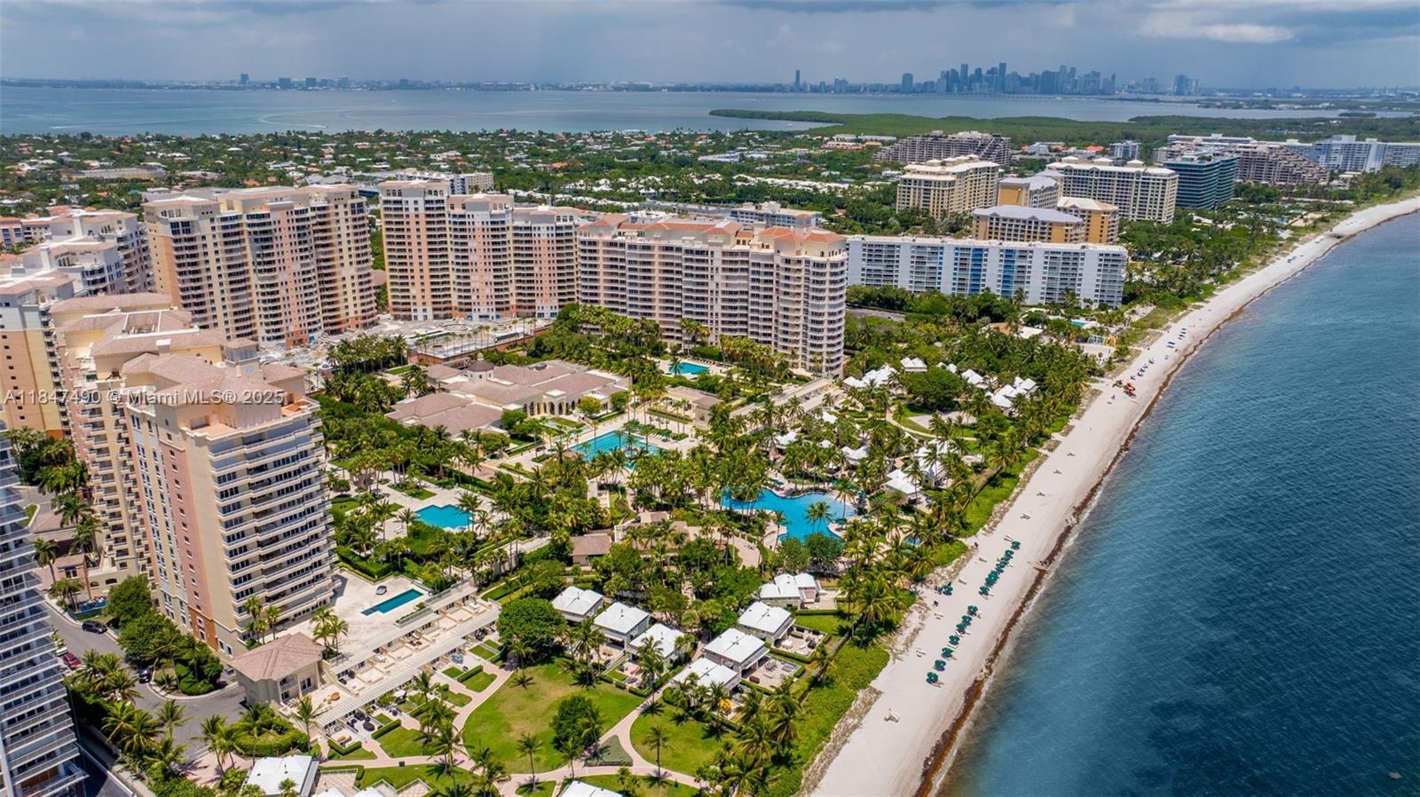 733 Crandon Boulevard, Unit 405 Key Biscayne, FL 33149 - Photo 29 of 42 a view of a city from a terrace