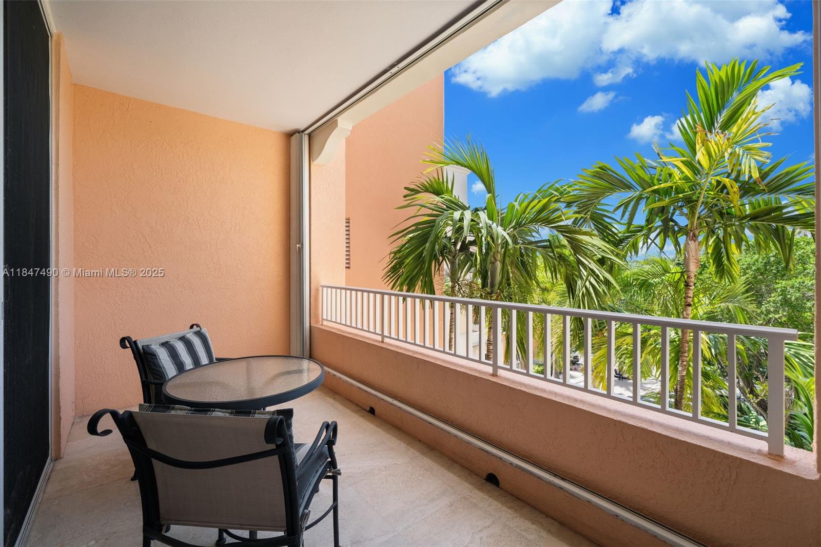 733 Crandon Boulevard, Unit 405 Key Biscayne, FL 33149 - Photo 8 of 42 a view of balcony with a potted plant