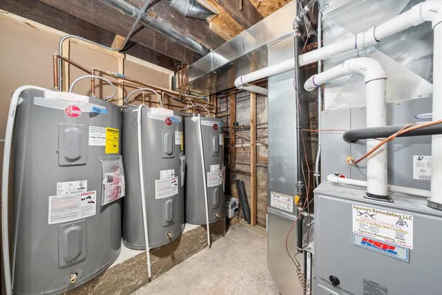 a view of storage and utility room