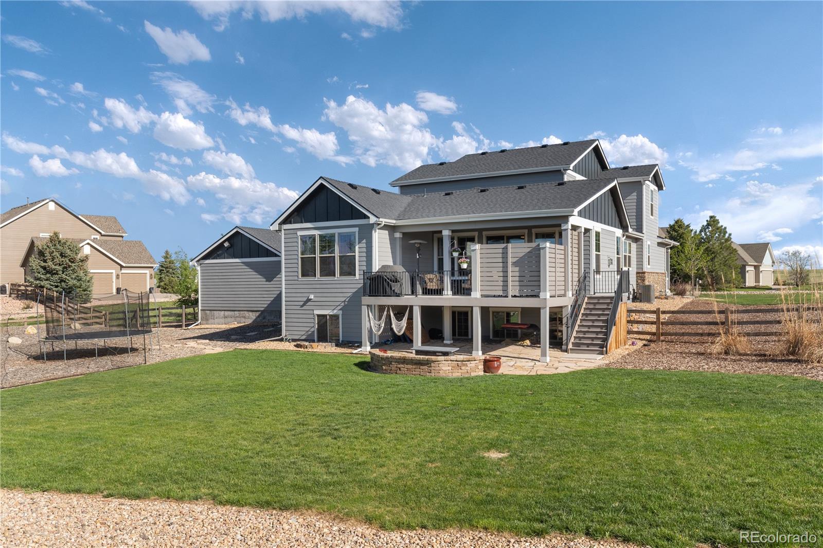 5181 Appleton Way Castle Rock, CO 80104 - Photo 8 of 44 front view of a house with a yard