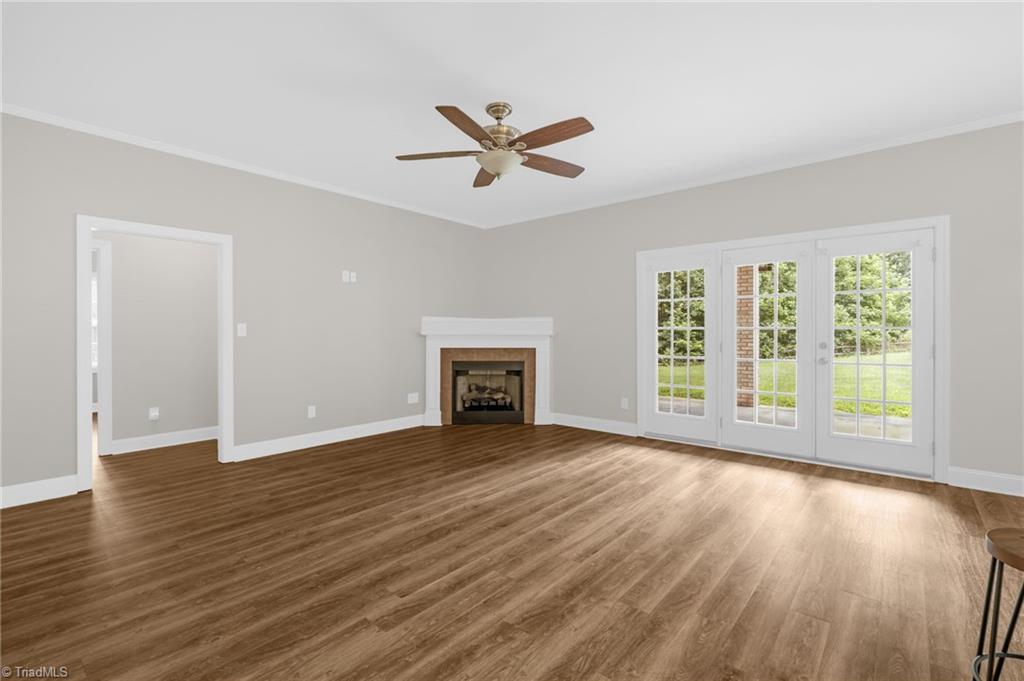 9127 County Line Road Kernersville, NC 27284 - Photo 22 of 49 Den In Basement w/Fireplace