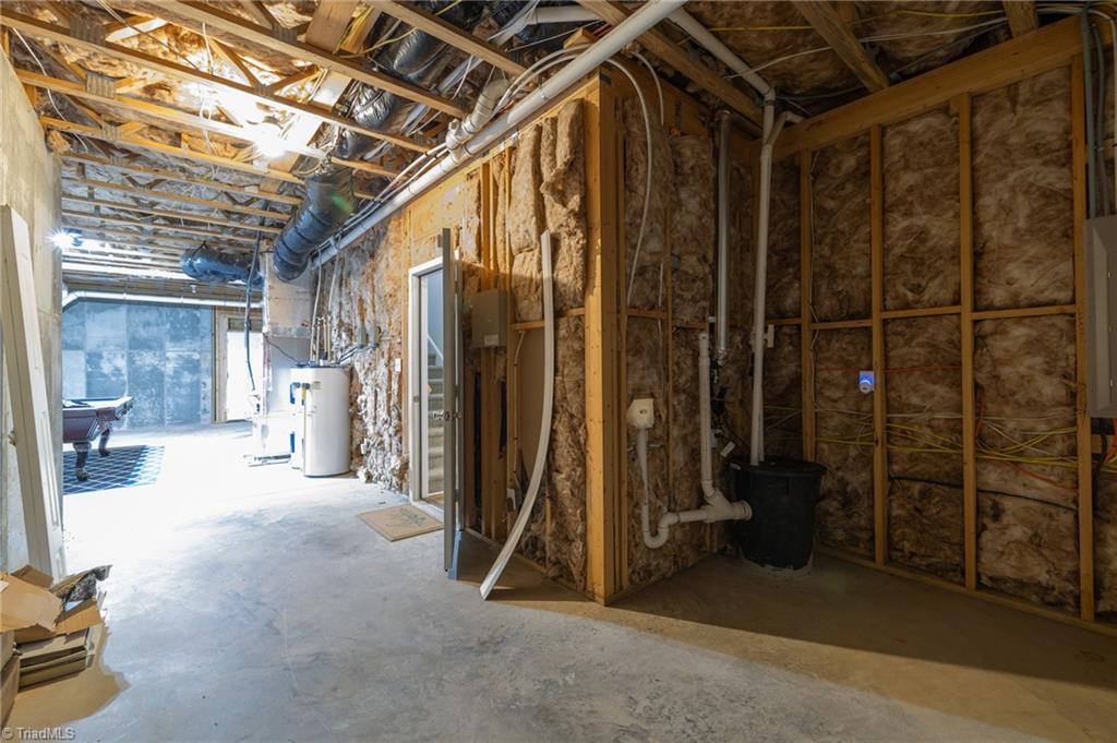 9127 County Line Road Kernersville, NC 27284 - Photo 33 of 49 Unfinished Basement Area