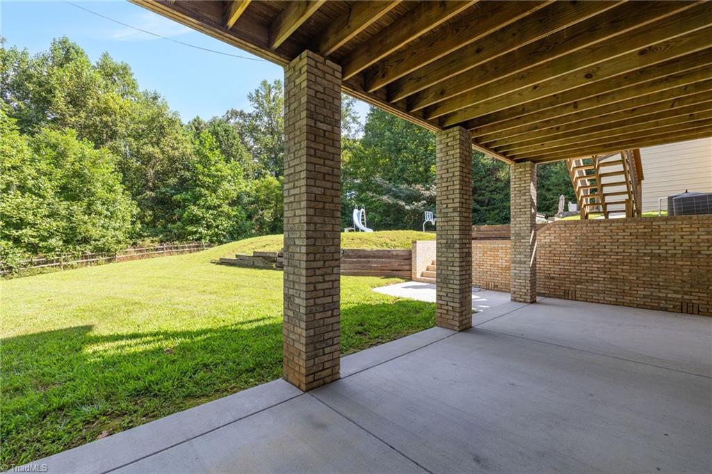 9127 County Line Road Kernersville, NC 27284 - Photo 40 of 49 Basement Patio View 2